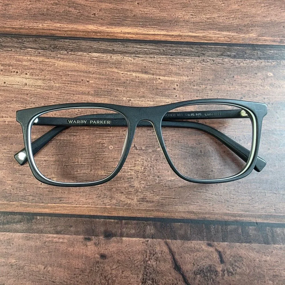 Warby Parker Fletcher Women's Matte Black‎ 55-15-145 Eyeglasses